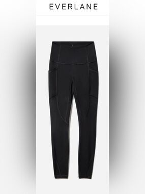 Everlane The Perform Pocket Legging black with side pockets size XS $68